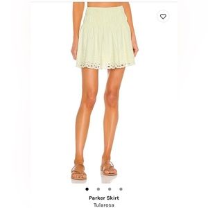 Light yellow Tularosa xs parker skirt